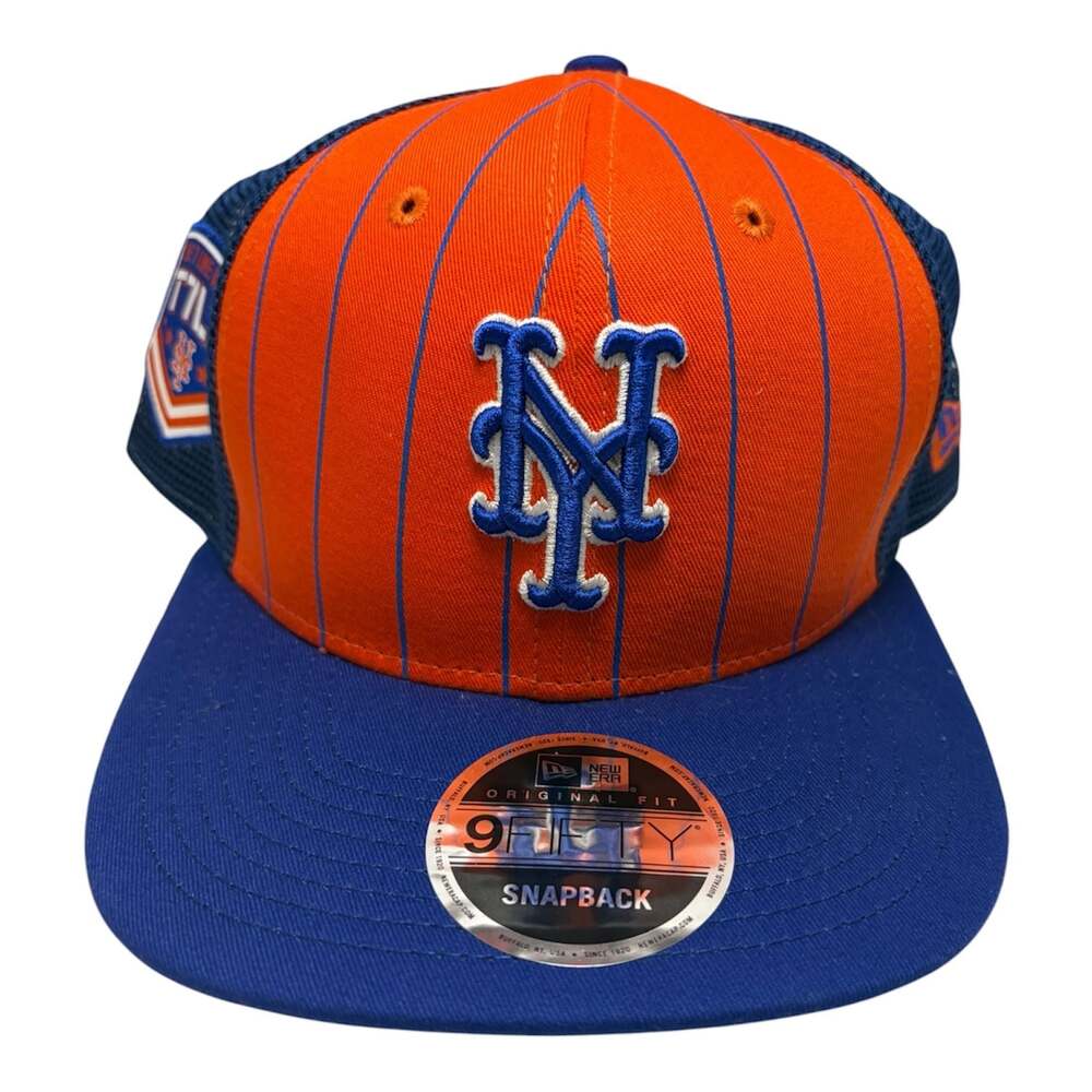 New Era New York Mets The 7 Line Army T7LA Pinstripe 9FIFTY Snapback Hat